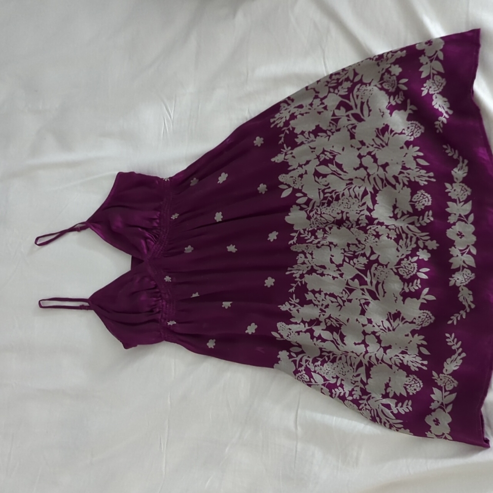 Express design studio fuchsia silk mini dress xs